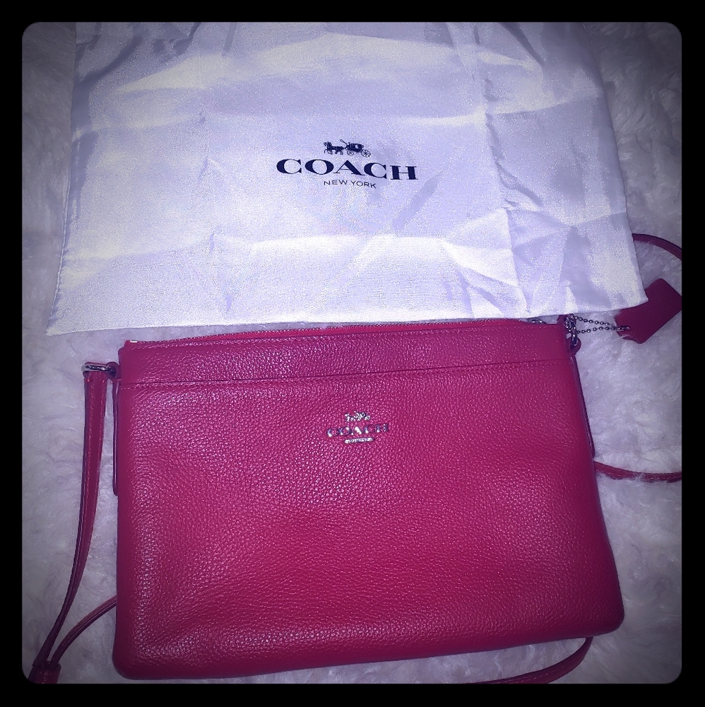 Real True Red Coach bag